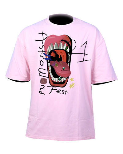 Travis-Scott-Mouth Oversized T-Shirt